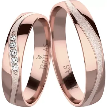 Prsten Okrus Red - snubní prsteny z červeného zlata