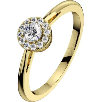 Prsten Ladunka Princess Gold - zásnubní prsten ze žlutého zlata