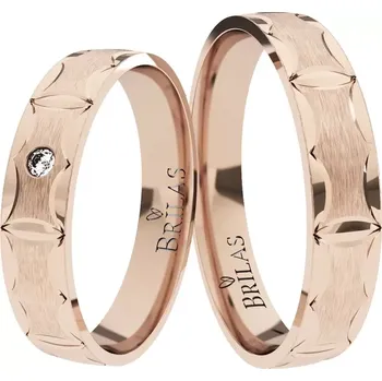 Prsten Valda Red - snubní prsteny z červeného zlata