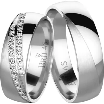 Prsten Polárka WW White - snubní prsteny z bílého zlata