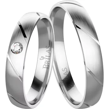 Prsten Doubravka White - snubní prsteny z bílého zlata