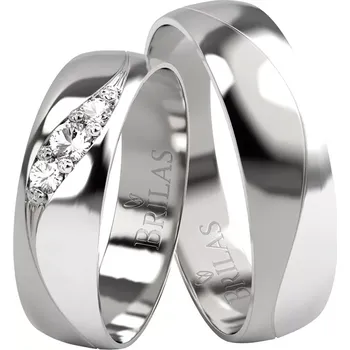 Prsten Laeca White - snubní prsteny z bílého zlata