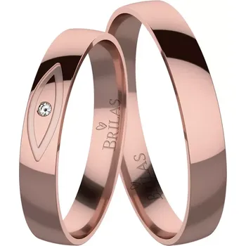 Prsten Jadran Red - snubní prsteny z červeného zlata