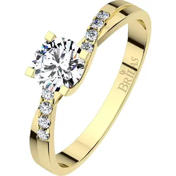 Prsten Zante Gold - exkluzivní zásnubní prsten ze žlutého zlata