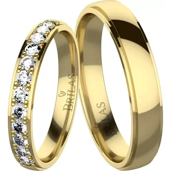 Prsten Angelika 12 Gold - snubní prsten ze žlutého zlata