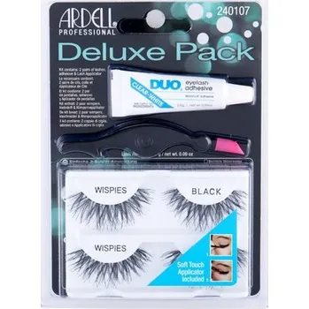 Umělé řasy Ardell Wispies Deluxe Pack - Dárková sada na umělé řasy - Black