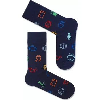 Pánské ponožky PÁNSKÉ KONTROLNÍ PONOŽKY 0125.085 tmavě modrá 39-42