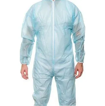 Jednorázový oděv Oblek hygienický s kapucí 40g/m2 XXL CVET 1ks