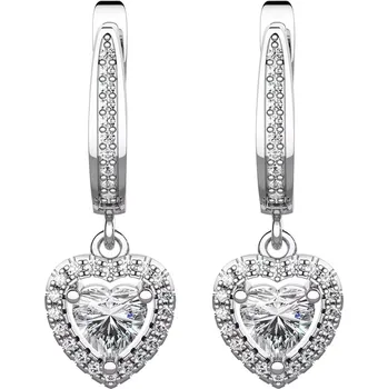 Náušnice Irmana - stříbrné náušnice se zirkony