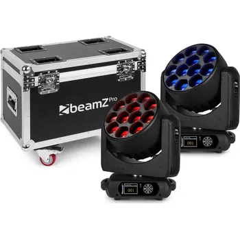 Světelný efekt BeamZ Professional MHL1240 Mov Head Zoom 12x40W 2pc FC
