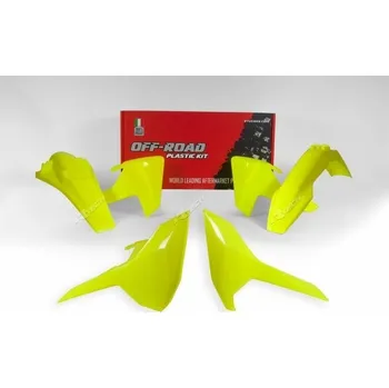Plastová sada RACETECH Neon Yellow Husqvarna TE/FE R-KITHSQ-GF0-417