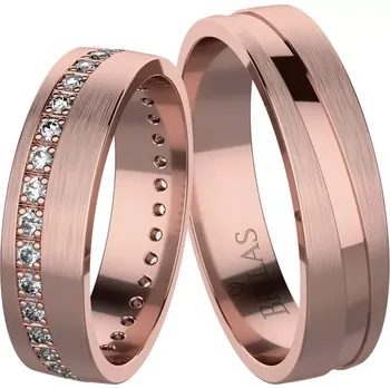 Prsten Eprius Red - snubní prsteny z červeného zlata