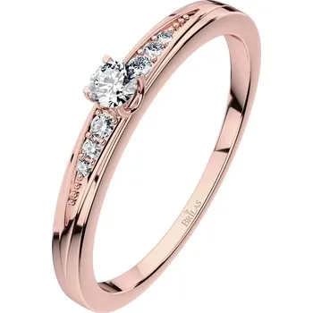 Prsten Nomia R Briliant - prsten z růžového zlata