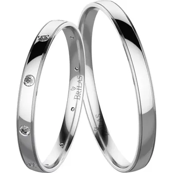 Prsten Fade White - snubní prsteny z bílého zlata