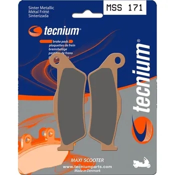 Nářadí na motocykly Brzdové destičky TECNIUM Maxi Scooter Sintered Metal - MSS171 MSS171