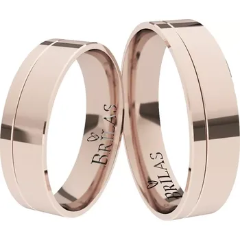 Prsten Everest Red - snubní prsteny z červeného zlata