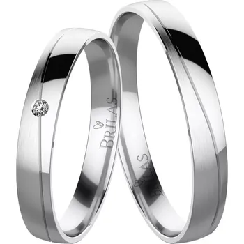 Prsten Valentýna White - snubní prsteny z bílého zlata