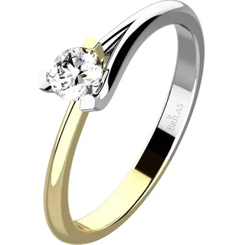 Prsten Polina Colour GW Briliant - prsten z bílého a žlutého zlata