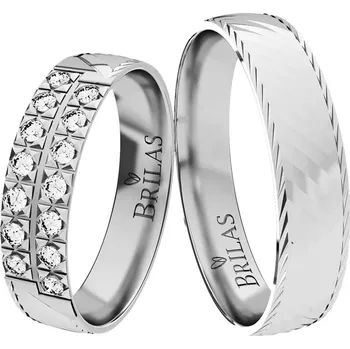 Prsten Izolda White - snubní prsteny z bílého zlata