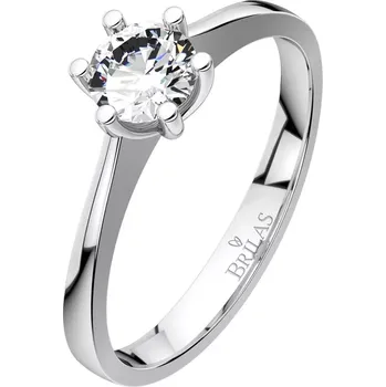 Šperk Darina W Briliant (5 mm) - zásnubní prsten v bílém zlatě