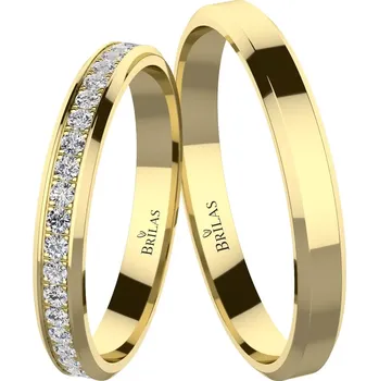 Prsten Valoria Gold - snubní prsteny ze žlutého zlata