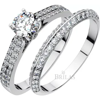 Prsten Afrodita Set White - set z bílého zlata