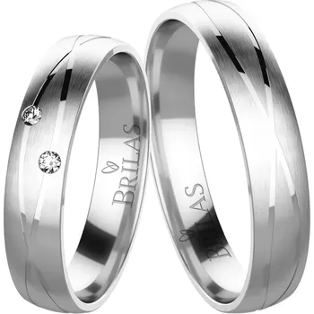 Prsten Isabela White - snubní prsteny z bílého zlata