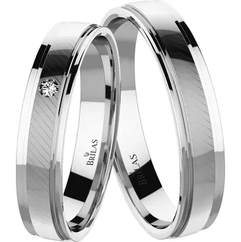 Prsten Agneta White - snubní prsteny z bílého zlata