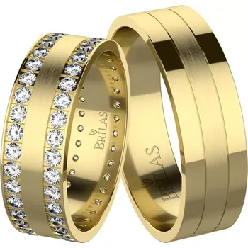 Prsten Bret Gold - snubní prsteny ze žlutého zlata