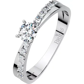 Prsten Amanda White - dokonalý zásnubní prsten z bílého zlata