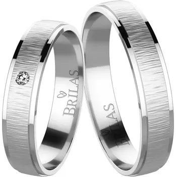 Prsten Lucia White - krásné snubní prsteny z bílého zlata