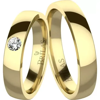Prsten Sirius Gold Diamond - snubní prsteny ze žlutého zlata
