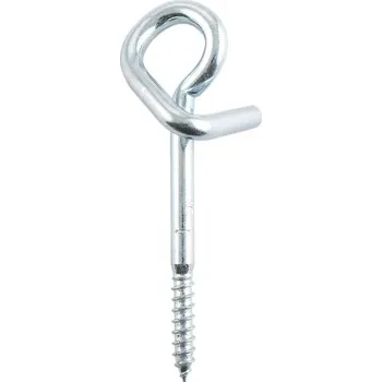 Zahradní houpačka SCH Houpačkový hák se závitem do dřeva aTÜV certifikát, ocel pozink Varianta: Houpačkový hák se závitem do dřeva 10x150, TÜV certifikát, ocel pozink