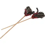 I love pets Dřevěné mávátko s pštrosím…