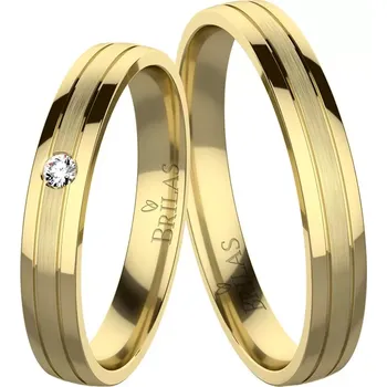Prsten Zita Gold - snubní prsteny ze žlutého zlata