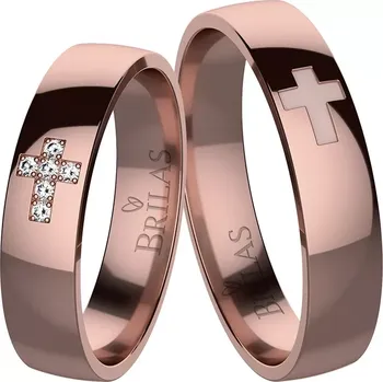 Prsten Nikolas Red - snubní prsteny z červeného zlata