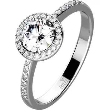 Šperk Eva White Briliant - zlatý prsten zdobený kamínky