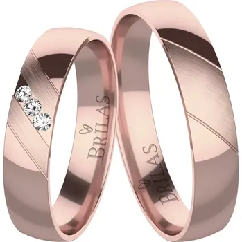 Prsten Emanuele Red - snubní prsteny z červeného zlata