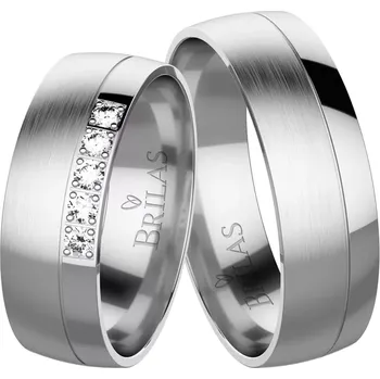 Prsten Nicollo White - snubní prsteny z bílého zlata