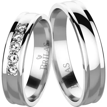 Prsten Nikola White - snubní prsteny z bílého zlata