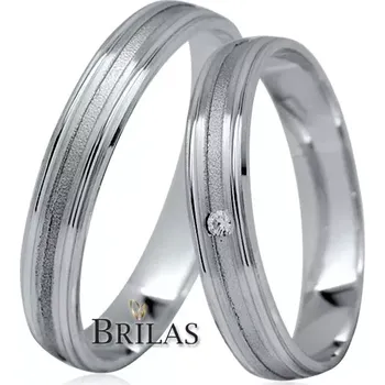 Prsten Bruno White - snubní prsteny z bílého zlata