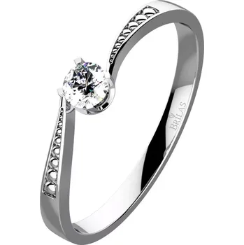 Prsten Aneta White - prsten z bílého zlata