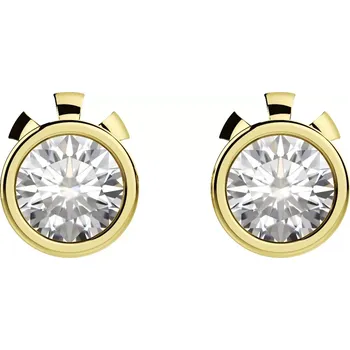 Náušnice Ivana GE - dámské náušnice ze žlutého zlata