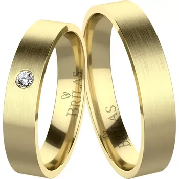 Prsten Lucida Gold Diamond - snubní prsteny ze žlutého zlata