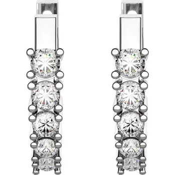 Náušnice Florinda - stříbrné náušnice se zirkony