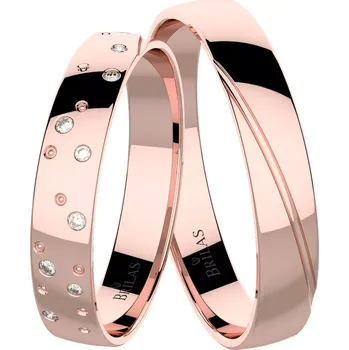 Prsten Anna Red - snubní prsteny z červeného zlata