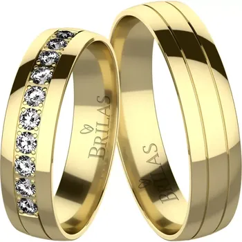 Prsten Miranda Gold - snubní prsteny ze žlutého zlata