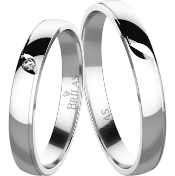 Prsten Rumba White - snubní prsteny z bílého zlata