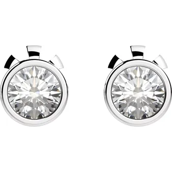 Náušnice Ivana WE - dámské náušnice z bílého zlata