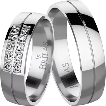 Prsten Simonetta White - snubní prsteny z bílého zlata